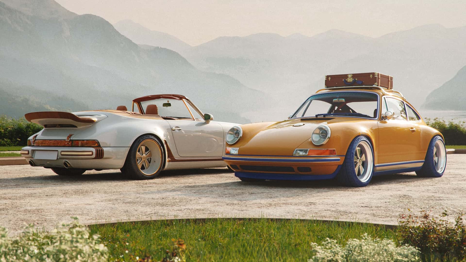 Porsche 911 Generazione 964 Reimagined by Singer e Louis Vuitton: Quando il Restomod Incontra l'Alta Moda nell'Opera d'Arte Automobilistica Definitiva